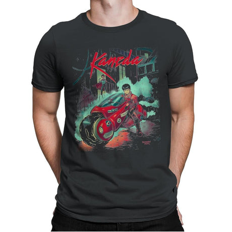 Neo-Tokyo Rain - Anytime - Mens Premium T-Shirts RIPT Apparel Small / Heavy Metal