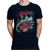 Neo-Tokyo Rain - Anytime - Mens Premium T-Shirts RIPT Apparel Small / Midnight Navy