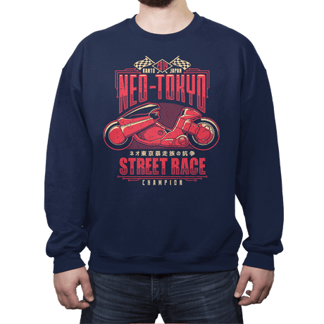 Neo Toyko Street Racing Champion - Crew Neck Crew Neck RIPT Apparel