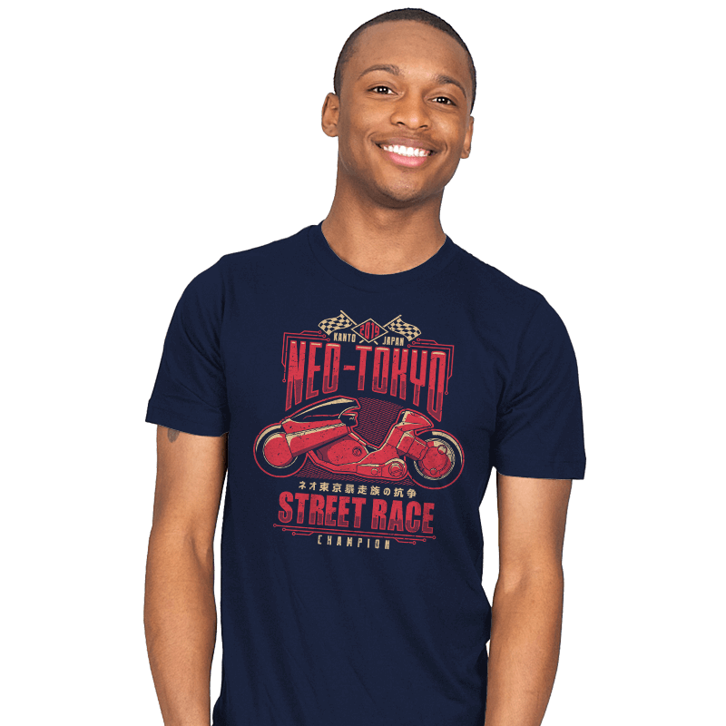Neo Toyko Street Racing Champion - Mens T-Shirts RIPT Apparel