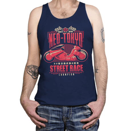 Neo Toyko Street Racing Champion - Tanktop Tanktop RIPT Apparel