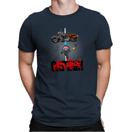 Neo-War Exclusive - Mens Premium T-Shirts RIPT Apparel Small / Indigo