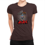 Neo-War Exclusive - Womens Premium T-Shirts RIPT Apparel Small / Dark Chocolate