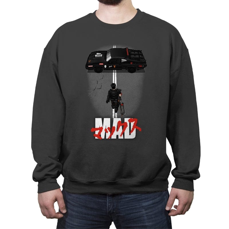 Neo-Waste Land - Crew Neck Sweatshirt Crew Neck Sweatshirt RIPT Apparel Small / Charcoal