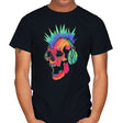 Neon Death Punk - Mens T-Shirts RIPT Apparel Small / Black