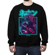 Neon Dragon - Crew Neck Sweatshirt Crew Neck Sweatshirt RIPT Apparel Small / Black
