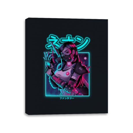 Neon Fantasy - Canvas Wraps Canvas Wraps RIPT Apparel 11x14 / Black