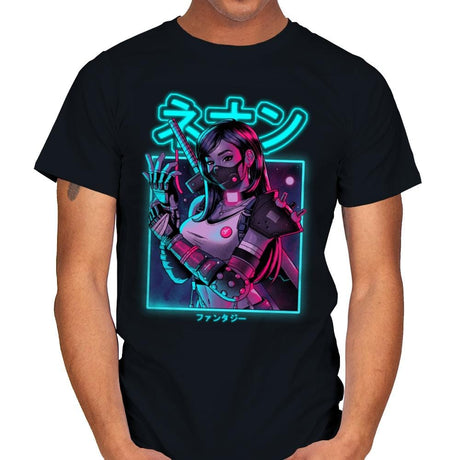 Neon Fantasy - Mens T-Shirts RIPT Apparel Small / Black