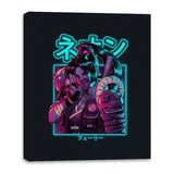 Neon Fury - Canvas Wraps Canvas Wraps RIPT Apparel 16x20 / Black