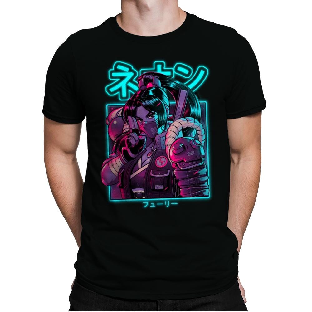 Neon Fury - Mens Premium T-Shirts RIPT Apparel Small / Black