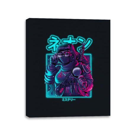 Neon Mistery - Canvas Wraps Canvas Wraps RIPT Apparel 11x14 / Black