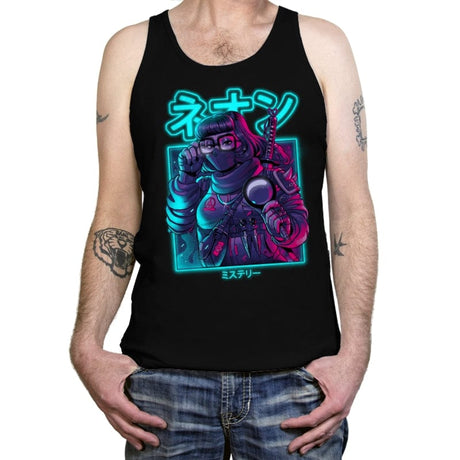 Neon Mistery - Tanktop Tanktop RIPT Apparel X-Small / Black