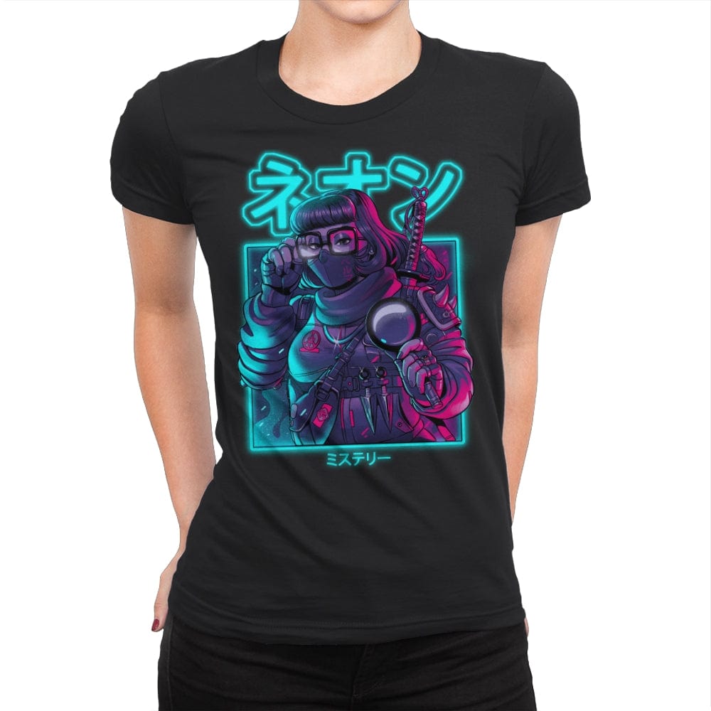 Neon Mistery - Womens Premium T-Shirts RIPT Apparel Small / Black