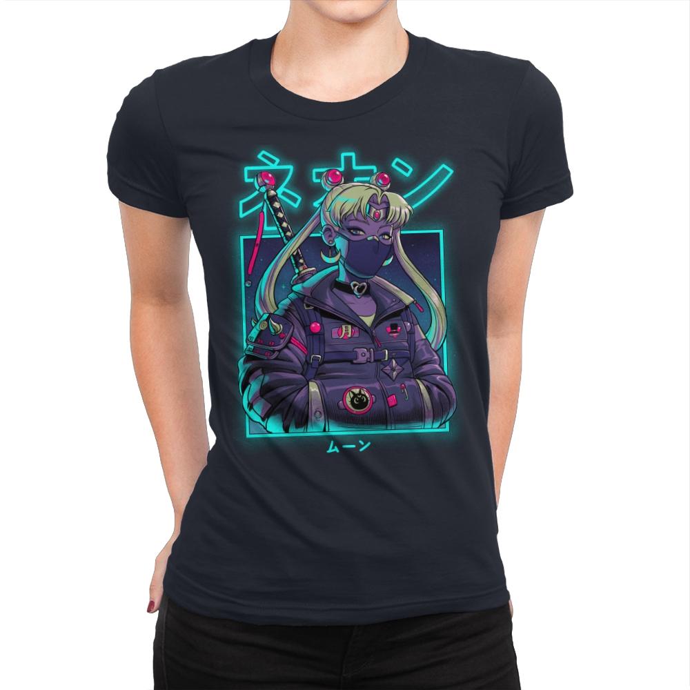 Neon Moon - Best Seller - Womens Premium T-Shirts RIPT Apparel Small / Midnight Navy