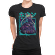 Neon Moon - Womens Premium T-Shirts RIPT Apparel Small / Black