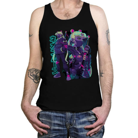 Neon Moon Zero  - Tanktop Tanktop RIPT Apparel X-Small / Black