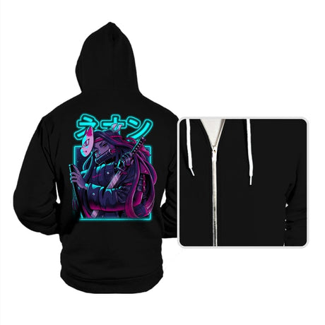 Neon Slayer - Hoodies Hoodies RIPT Apparel Small / Black