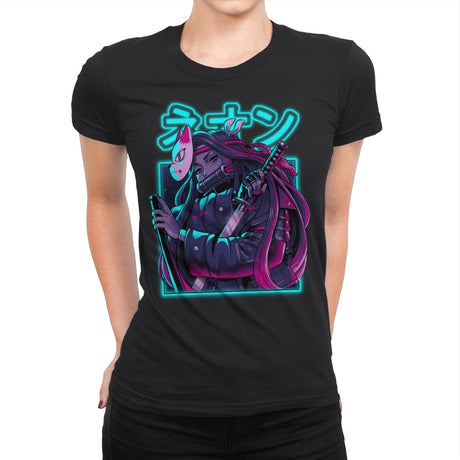 Neon Slayer - Womens Premium T-Shirts RIPT Apparel Small / Black