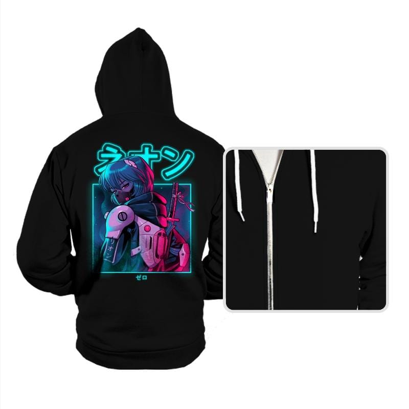 Neon Zero - Hoodies Hoodies RIPT Apparel Small / Black