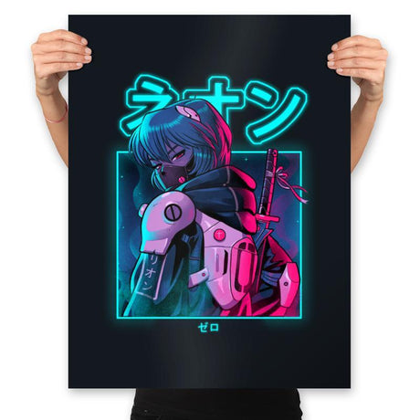 Neon Zero - Prints Posters RIPT Apparel 18x24 / Black