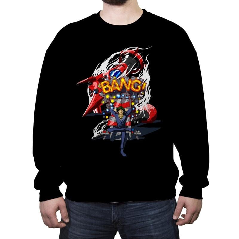 Neotokyo Blues - Crew Neck Sweatshirt Crew Neck Sweatshirt RIPT Apparel