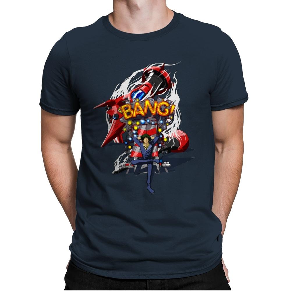 Neotokyo Blues - Mens Premium T-Shirts RIPT Apparel Small / Indigo