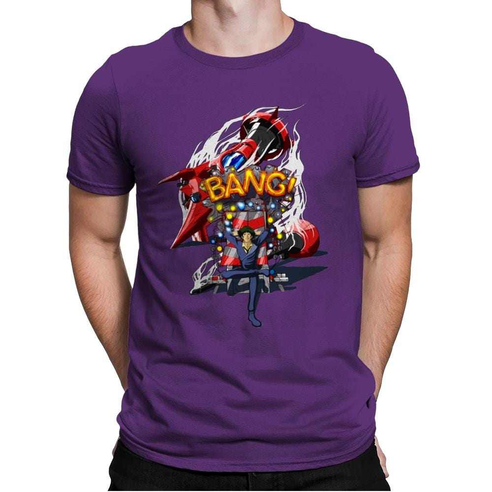 Neotokyo Blues - Mens Premium T-Shirts RIPT Apparel Small / Purple Rush