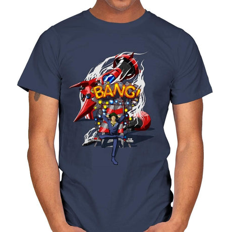 Neotokyo Blues - Mens T-Shirts RIPT Apparel Small / Navy
