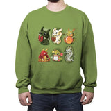 Nerd Dragons - Crew Neck Sweatshirt Crew Neck Sweatshirt RIPT Apparel