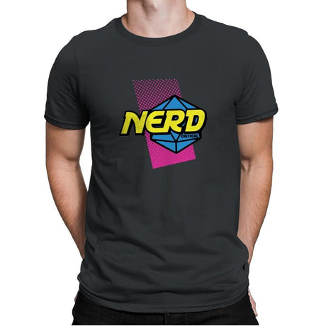 Nerd or Nothing - Mens Premium T-Shirts RIPT Apparel Small / Heavy Metal