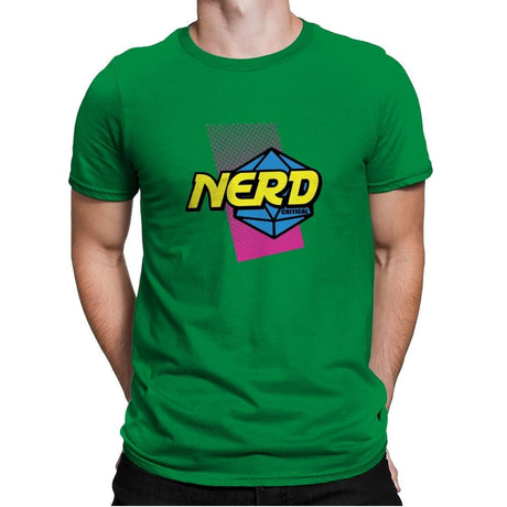 Nerd or Nothing - Mens Premium T-Shirts RIPT Apparel Small / Kelly Green