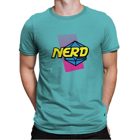 Nerd or Nothing - Mens Premium T-Shirts RIPT Apparel Small / Tahiti Blue