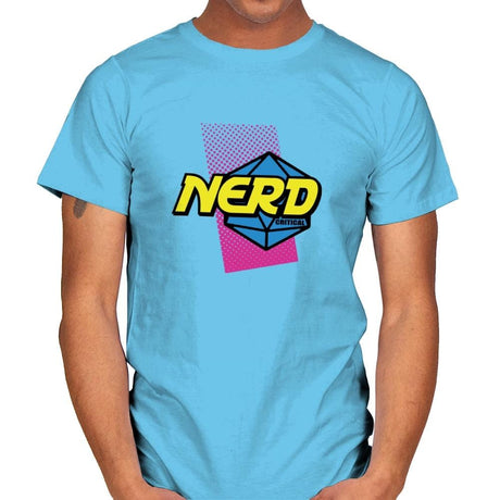Nerd or Nothing - Mens T-Shirts RIPT Apparel Small / Sky