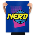 Nerd or Nothing - Prints Posters RIPT Apparel 18x24 / Royal