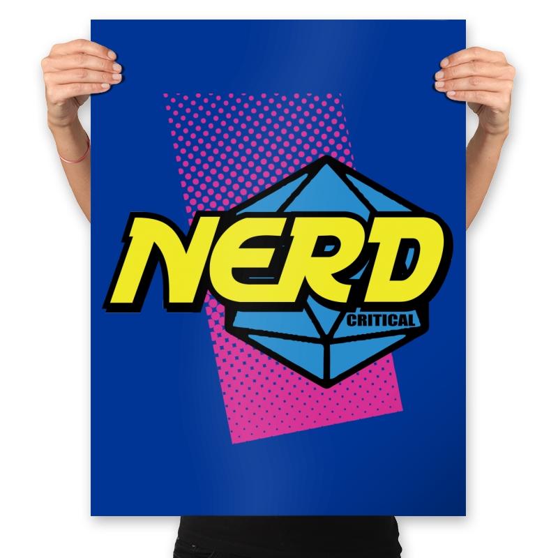 Nerd or Nothing - Prints Posters RIPT Apparel 18x24 / Royal