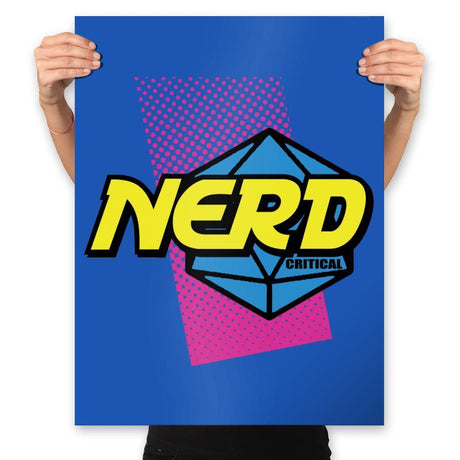 Nerd or Nothing - Prints Posters RIPT Apparel 18x24 / Royal