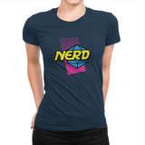Nerd or Nothing - Womens Premium T-Shirts RIPT Apparel Small / Midnight Navy