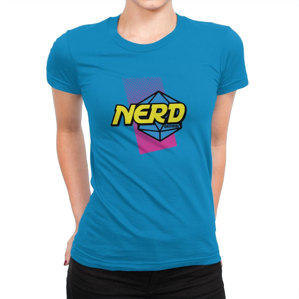 Nerd or Nothing - Womens Premium T-Shirts RIPT Apparel Small / Turquoise