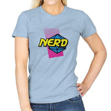 Nerd or Nothing - Womens T-Shirts RIPT Apparel Small / Light Blue