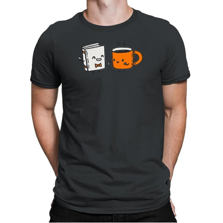 Nerdy and Hottie - Mens Premium T-Shirts RIPT Apparel Small / Heavy Metal