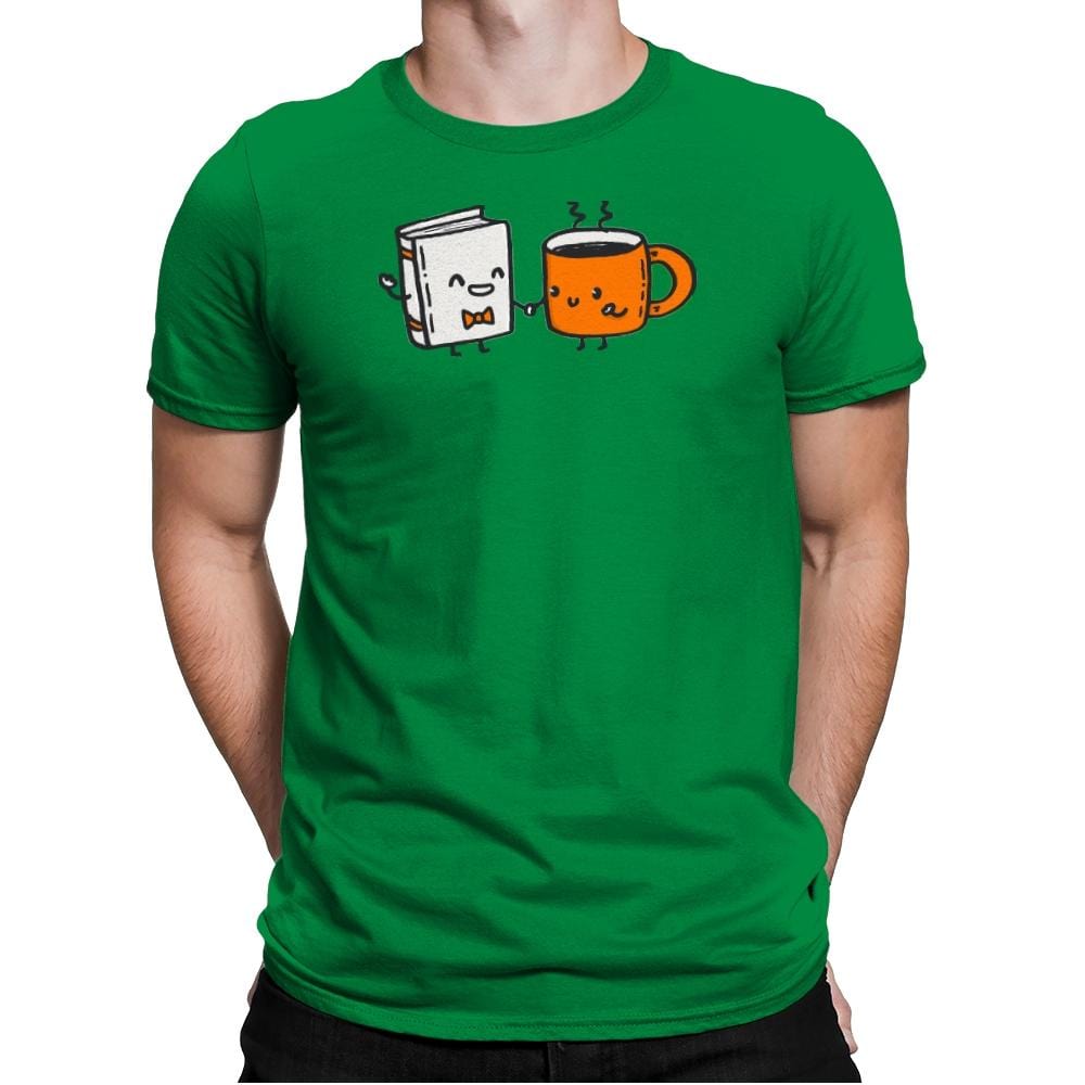 Nerdy and Hottie - Mens Premium T-Shirts RIPT Apparel Small / Kelly