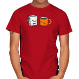 Nerdy and Hottie - Mens T-Shirts RIPT Apparel Small / Red