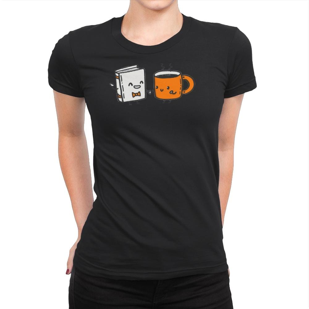 Nerdy and Hottie - Womens Premium T-Shirts RIPT Apparel Small / Black