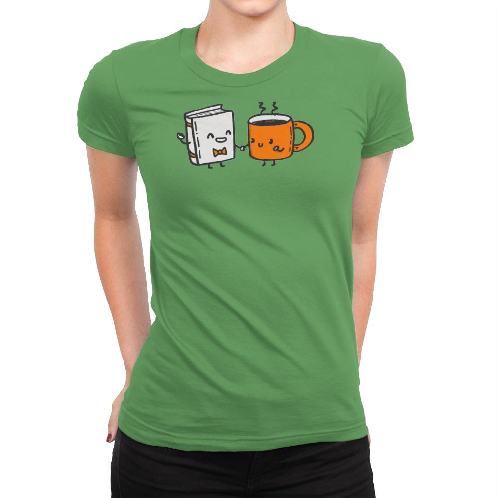 Nerdy and Hottie - Womens Premium T-Shirts RIPT Apparel Small / Kelly
