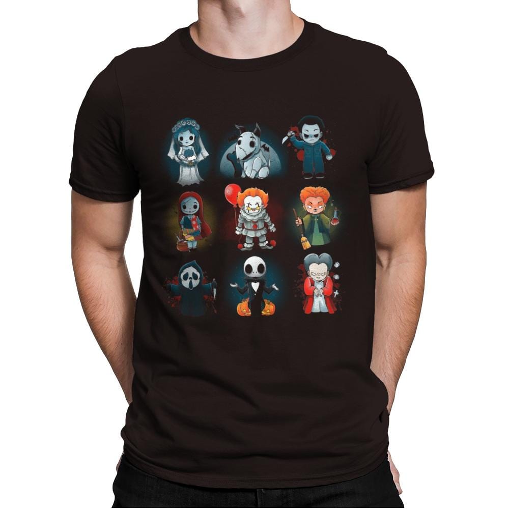 Nerdy Halloween - Mens Premium T-Shirts RIPT Apparel Small / Dark Chocolate