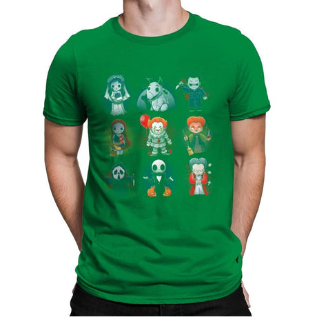 Nerdy Halloween - Mens Premium T-Shirts RIPT Apparel Small / Kelly Green