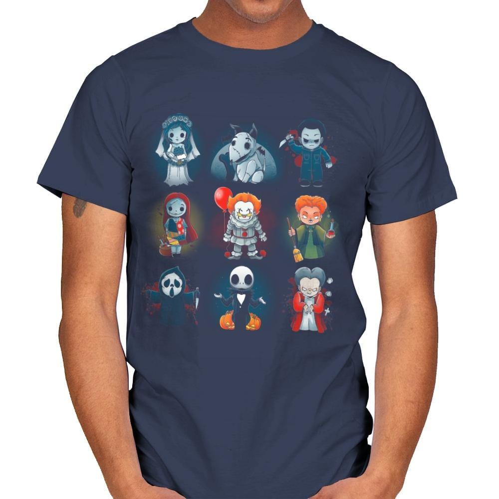 Nerdy Halloween - Mens T-Shirts RIPT Apparel Small / Navy