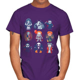 Nerdy Halloween - Mens T-Shirts RIPT Apparel Small / Purple