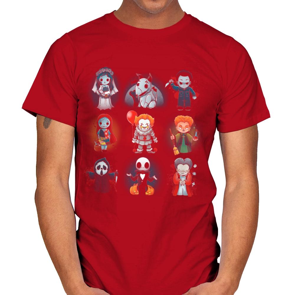 Nerdy Halloween - Mens T-Shirts RIPT Apparel Small / Red