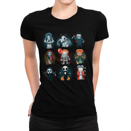 Nerdy Halloween - Womens Premium T-Shirts RIPT Apparel Small / Indigo